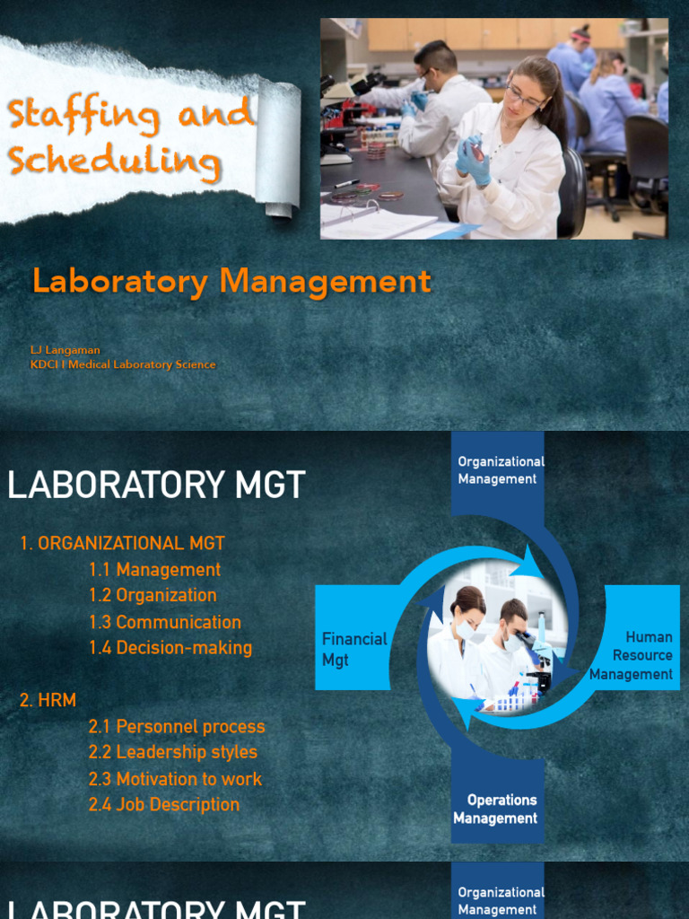 Staffing and Scheduling in Labs | PDF | Workplace | Industrial And ...