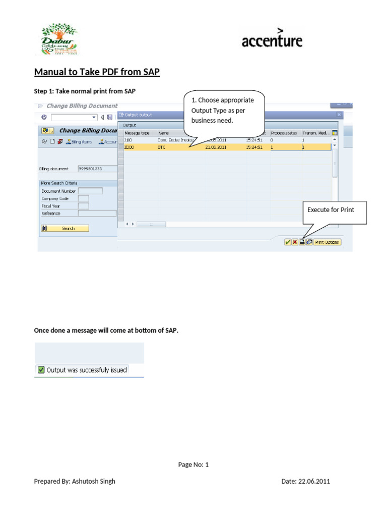 PDF Generation from SAP Guide | PDF