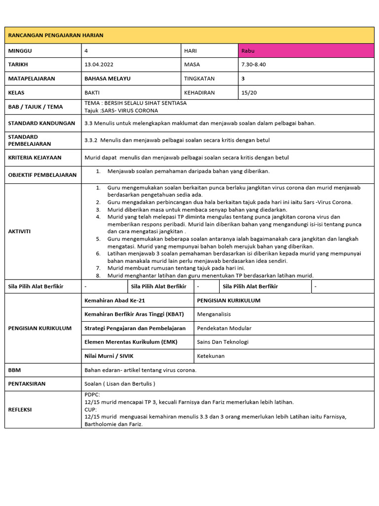 RPH BM | PDF