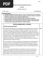 Final Exams Class 9 2023-2024 | PDF | Reading Comprehension