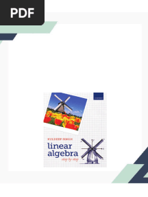 Linear Algebra step by step Singh - Own the ebook now and start reading instantly