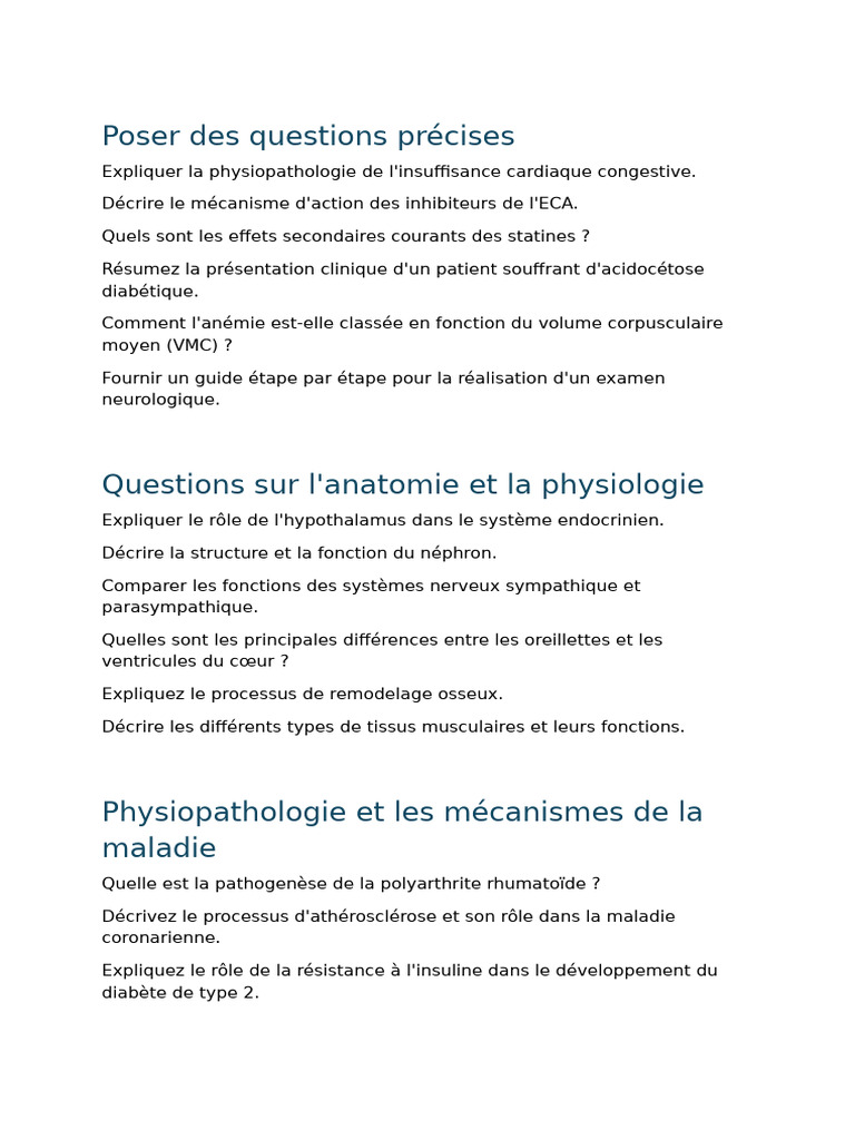 Questions clés en médecine clinique PDF Inhibiteur sélectif de la — free download