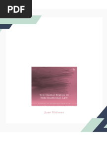 Territorial Status in International Law Jure Vidmar - Download the ebook today and own the complete version