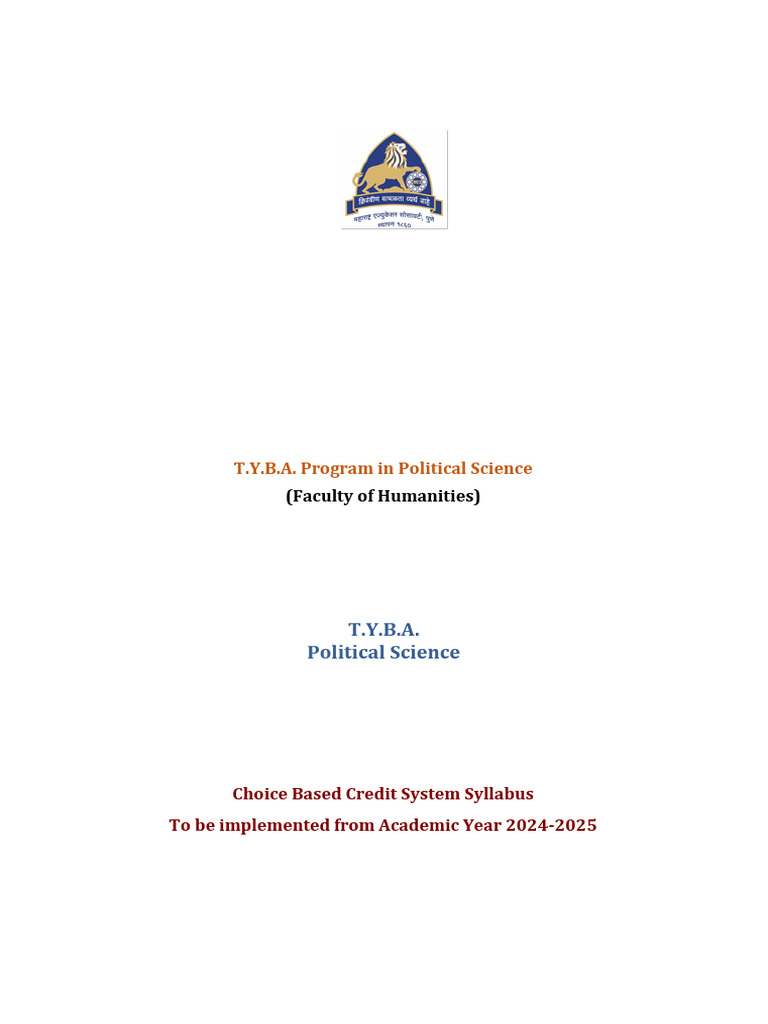 TYBA - Autonomy Syllabus | PDF