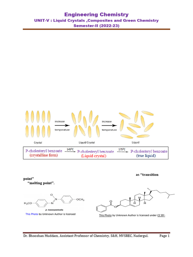 Liquid Crystals and Composites Overview | PDF | Liquid Crystal ...