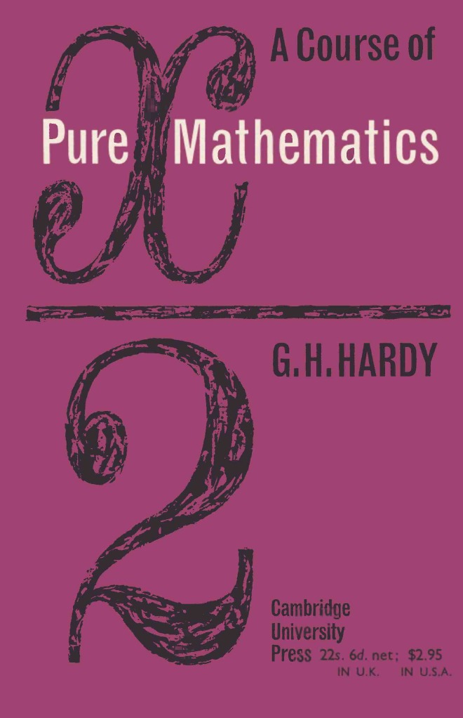 A Course In Pure Mathematics Hardy PDF Teaching Mathematics Science