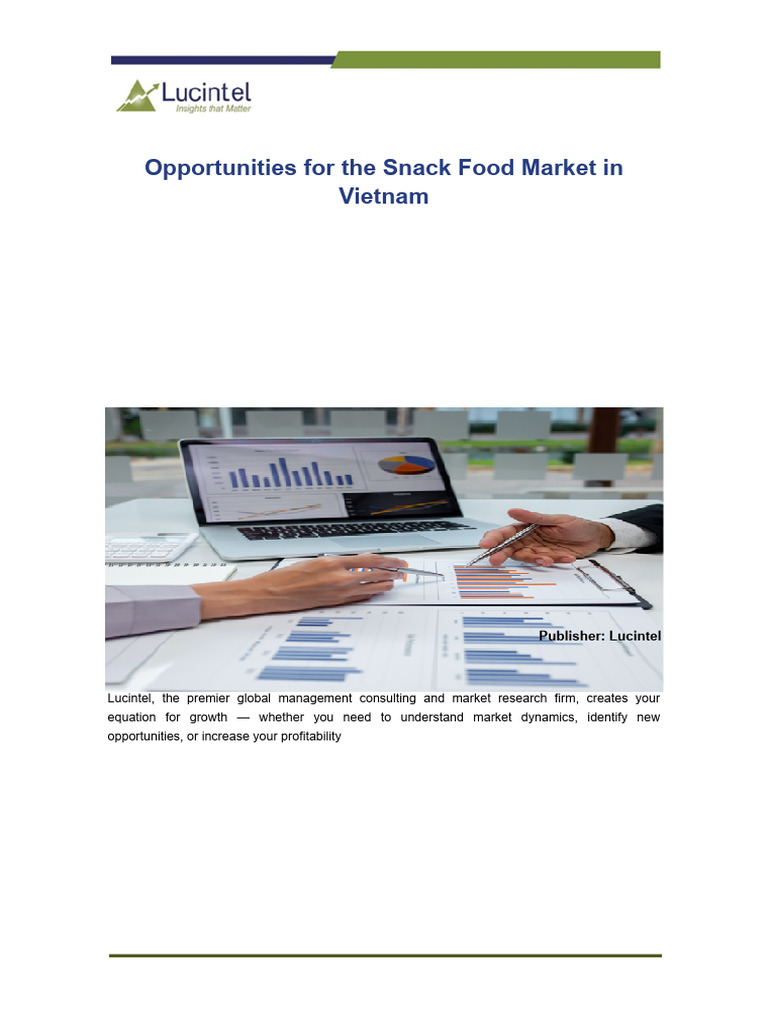 Report Sample Opportunities For The Snack Food Market in Vietnam | PDF ...