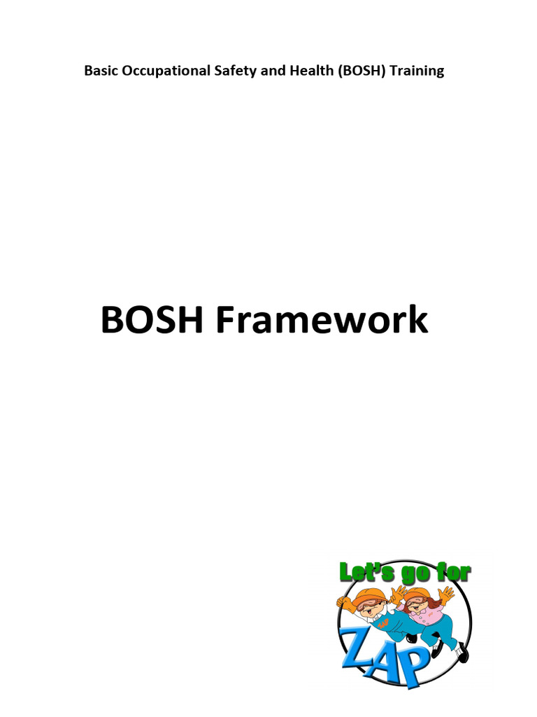 BOSH Training: Occupational Safety Overview | PDF | Occupational Safety ...