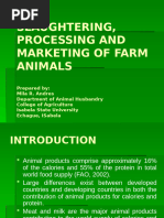 Slaughtering and Dressing Procedures Guide | PDF | Animal Slaughter | Meat