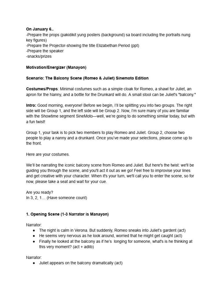 Engaging Roleplay of Elizabethan Icons | PDF | William Shakespeare ...
