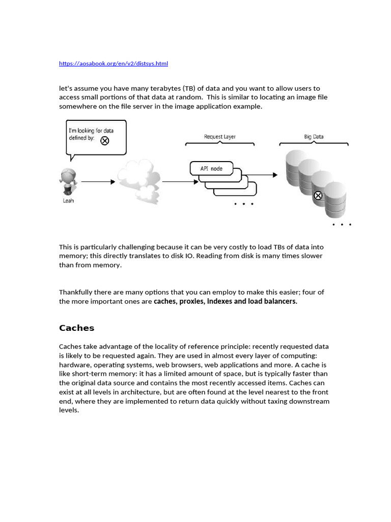 Optimizing Data Access in Distributed Systems | PDF | Cache (Computing ...