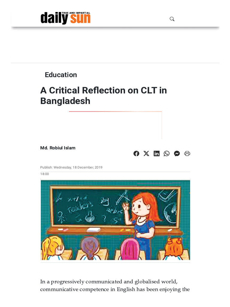 CLT Implementation Challenges in Bangladesh | PDF | Constructivism ...