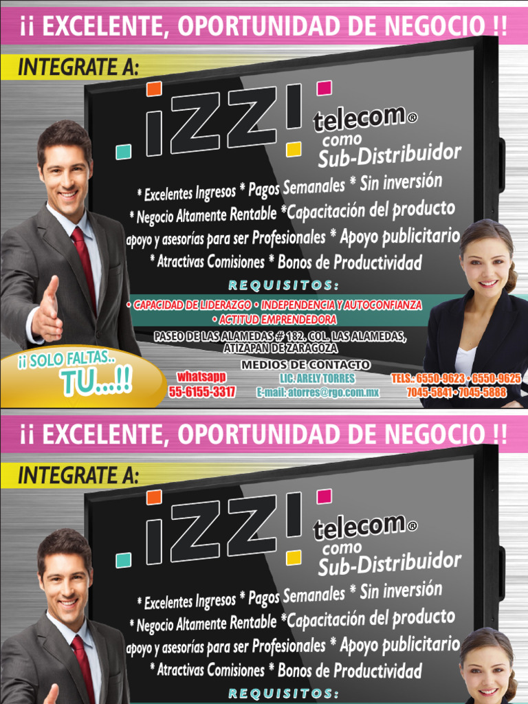 Oportunidad como Sub-Distribuidor Izzi | PDF