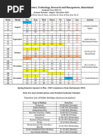 academic Calendar of Aktu 2024 to 2025 | PDF