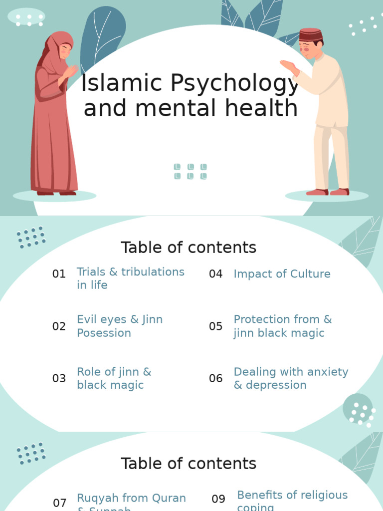 Islamic Psychology: Addressing Ummah's Distress | PDF | Jinn | Meditation