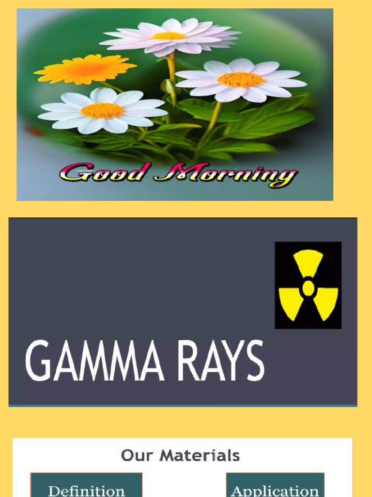 Gamma Rays | PDF