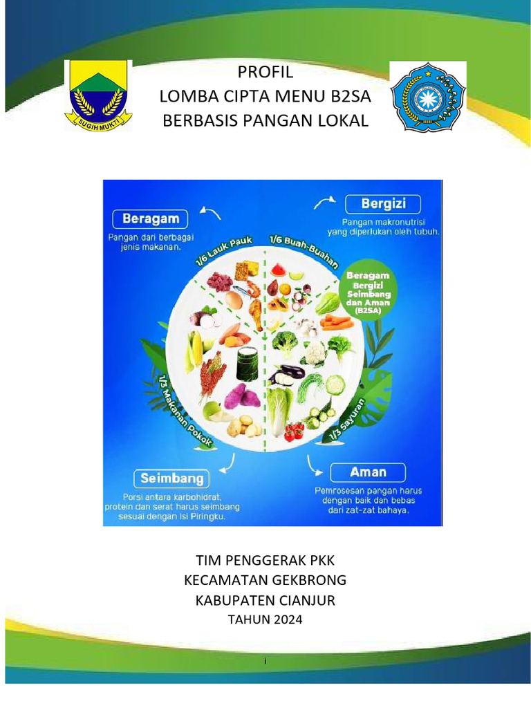Profil Lomba Cipta Menu B2SA 2024 | PDF