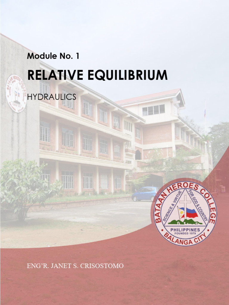Hydraulics: Relative Equilibrium Module | PDF | Force | Liquids