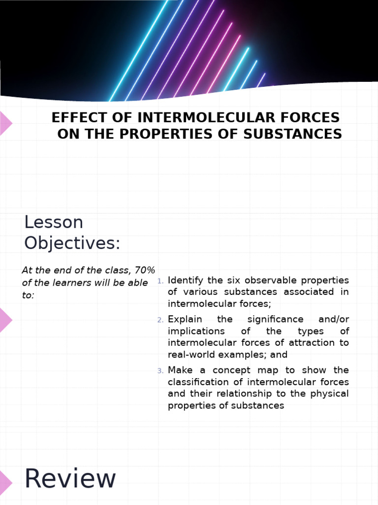 Day 2 Effects of IMFA | PDF | Liquids | Evaporation