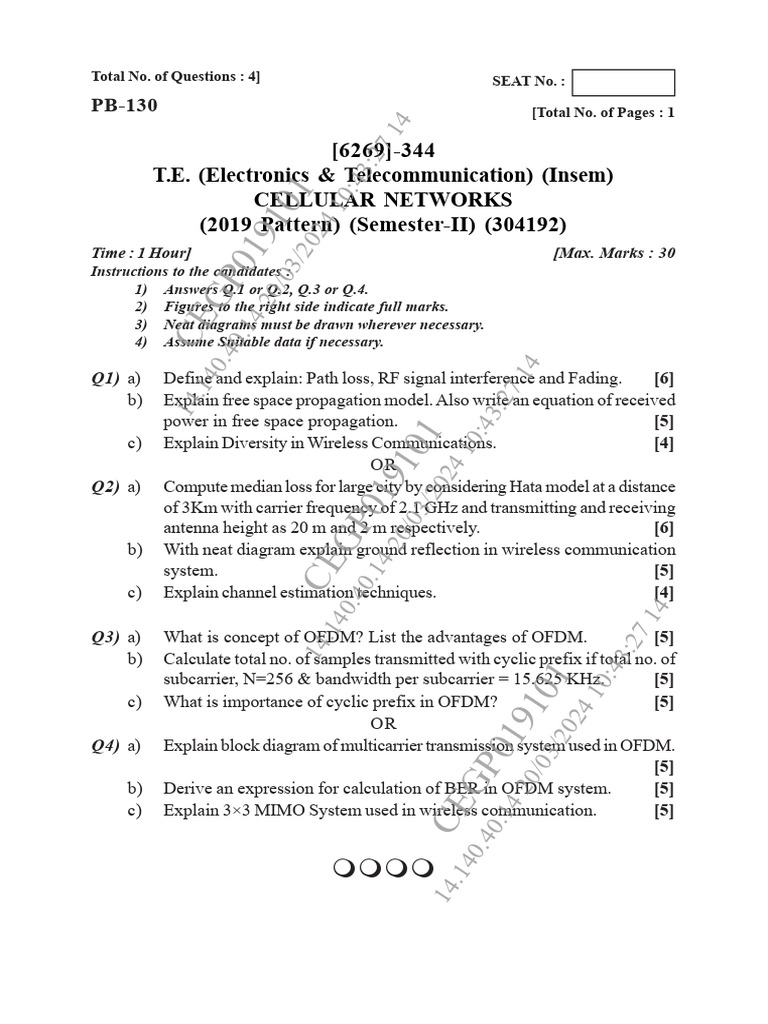 March 2024 | PDF | Orthogonal Frequency Division Multiplexing ...