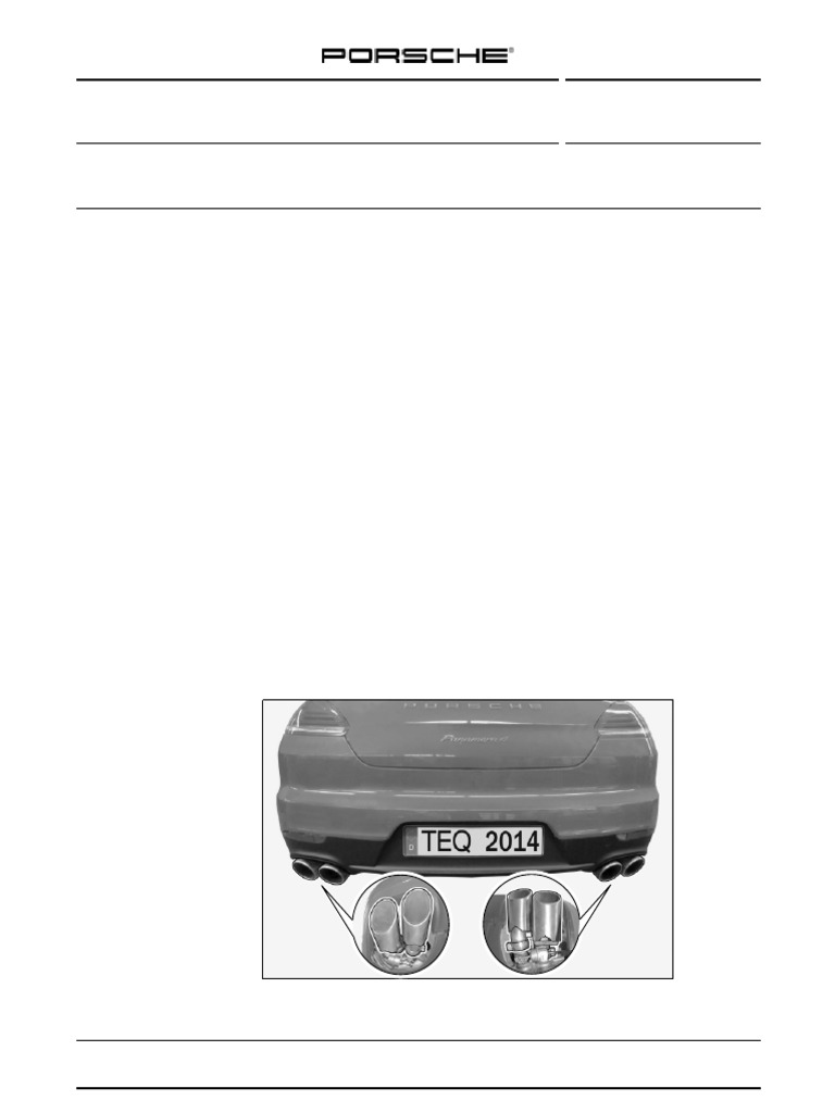 PSE Panamera Turbo 2014 | PDF | Electrical Connector | Manual Transmission