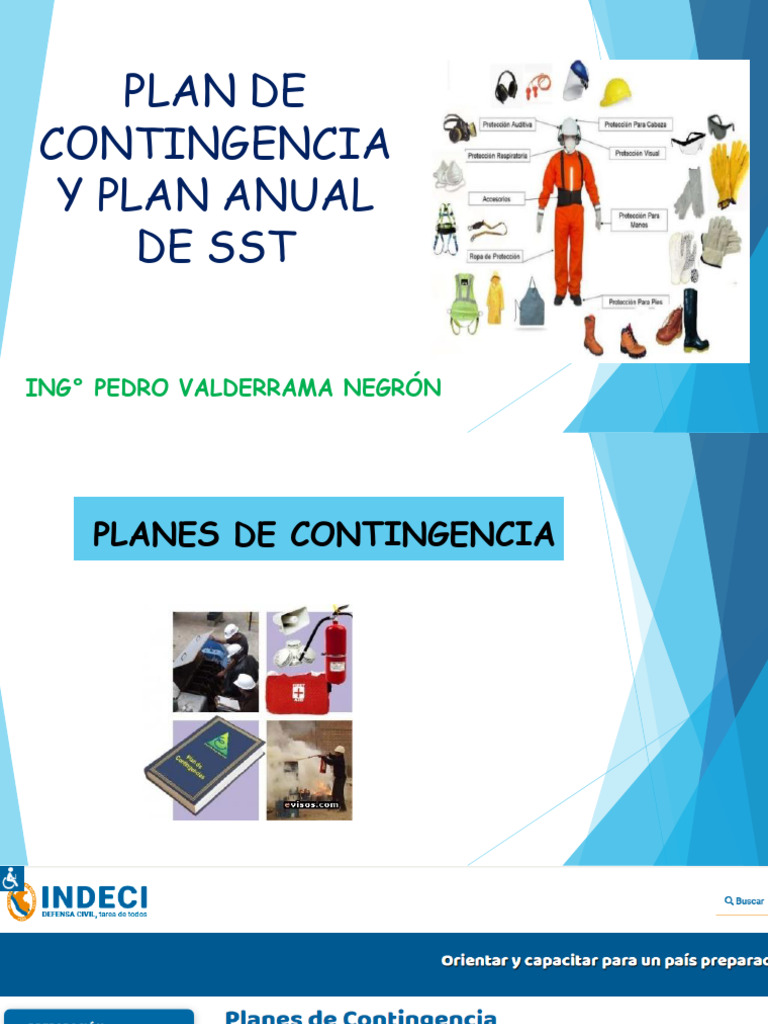 Semana 6 Plan de Contingencia y Plan Anual de SST | PDF | Seguridad y ...