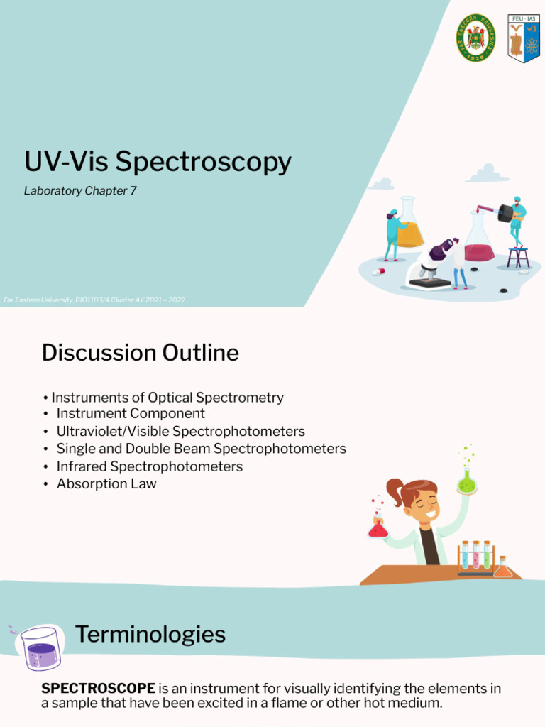 Laboratory Chapter 7 UV Vis Spectros | PDF | Ultraviolet–Visible ...