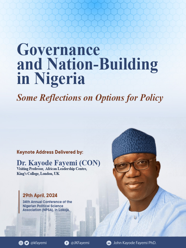 Governance and Nation-Building in Nigeria | PDF | Governance | Nigeria