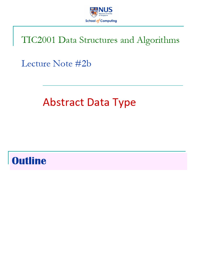 L02b ADT Stack and Queue | PDF | C++ | Data Structure