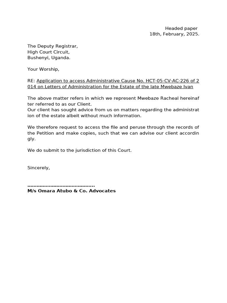 Revocation of Letters of Administration Case | PDF | Lawsuit ...