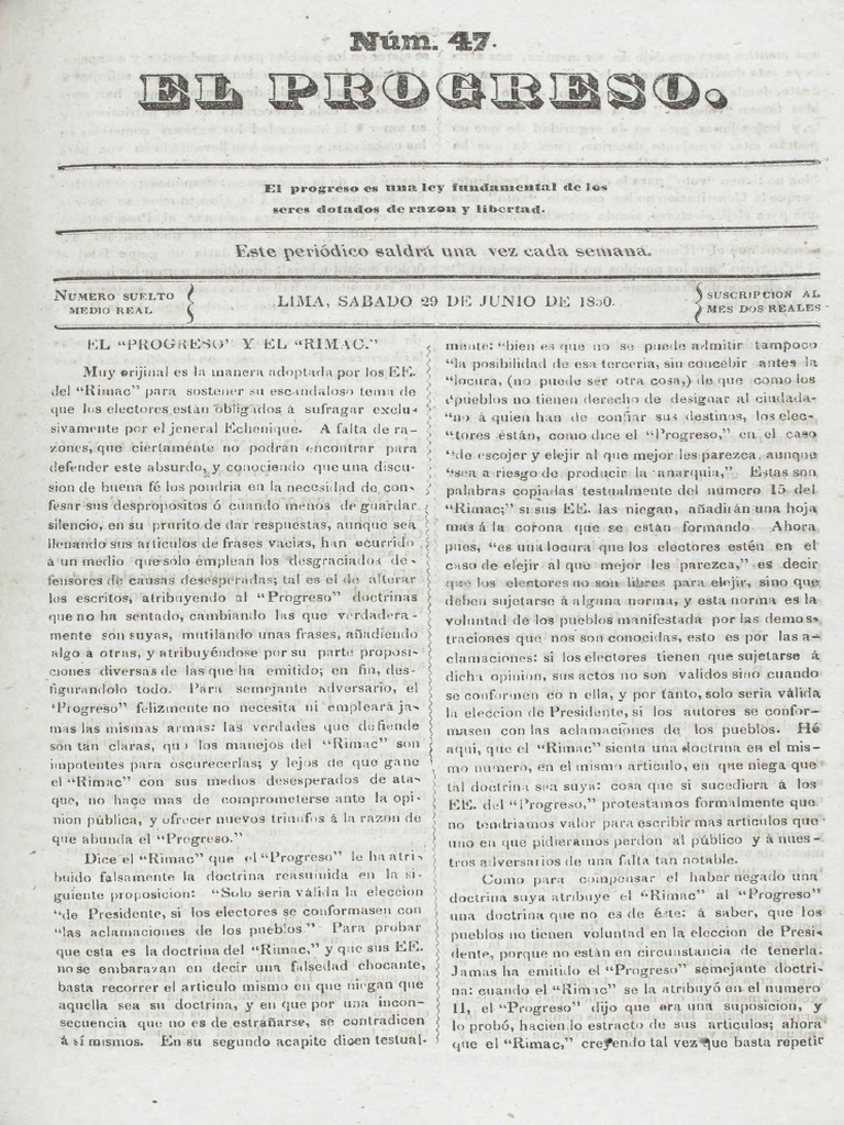 El Progreso N° 47 | PDF