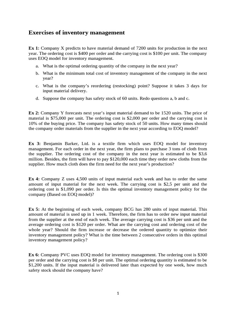Sheet Metal Inventory Management Strategies | PDF | Inventory ...
