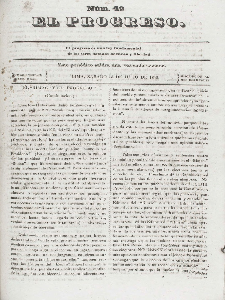 El Progreso N° 49 | PDF
