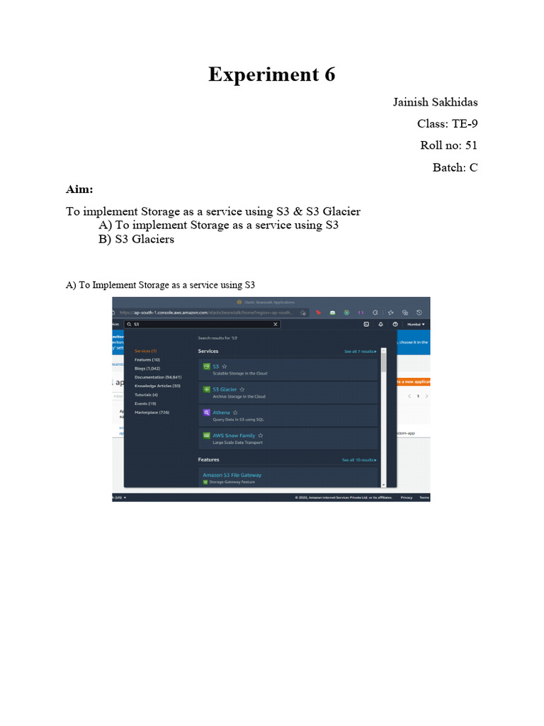 Te9 C 51 CC Expt 06 Jainishsakhidas | PDF