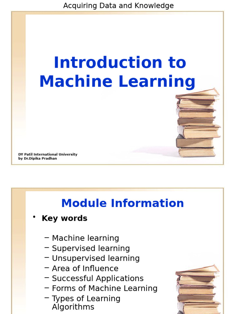 introductiontomachinelearning (1) | PDF