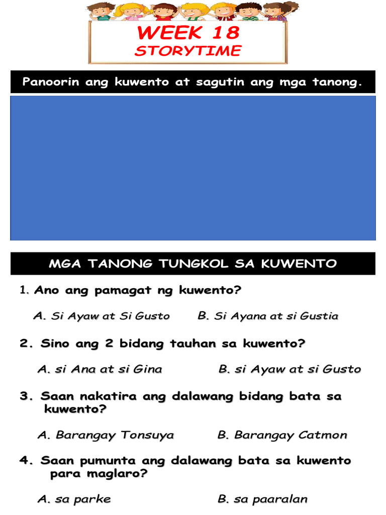 ACTIVITY 17 Story | PDF