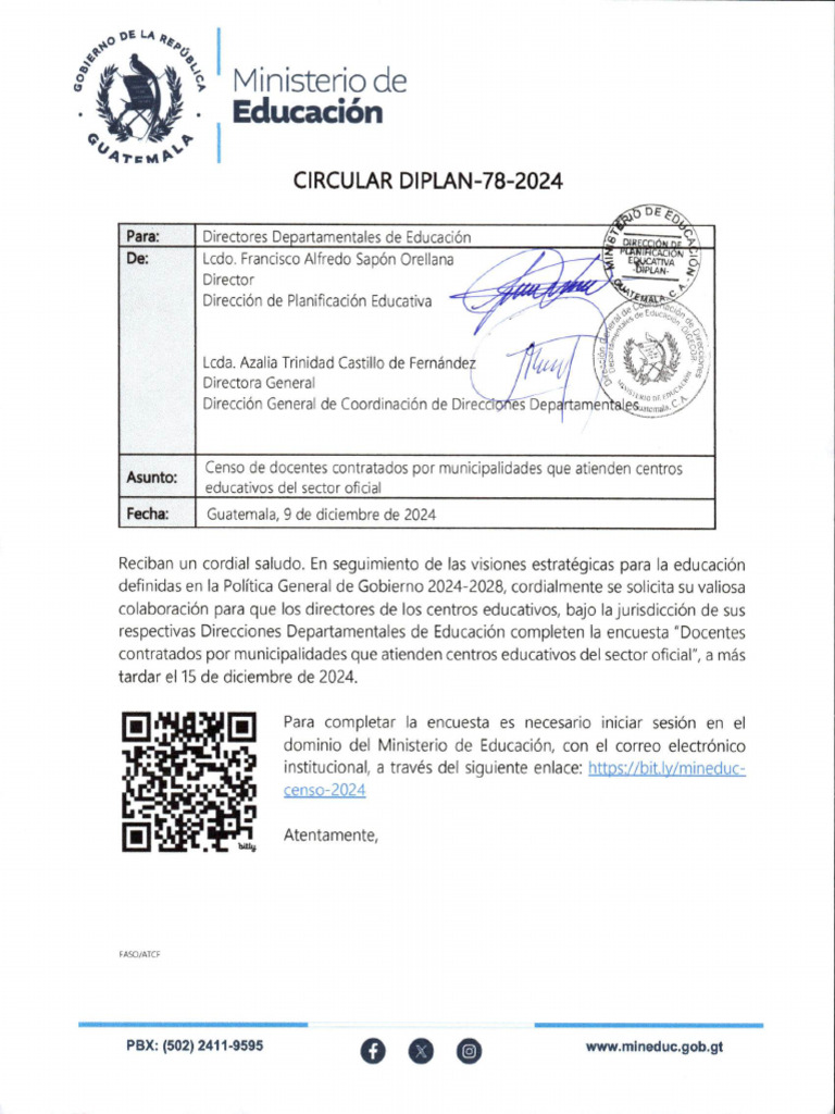 Circular DIPLAN-78-2024 | PDF