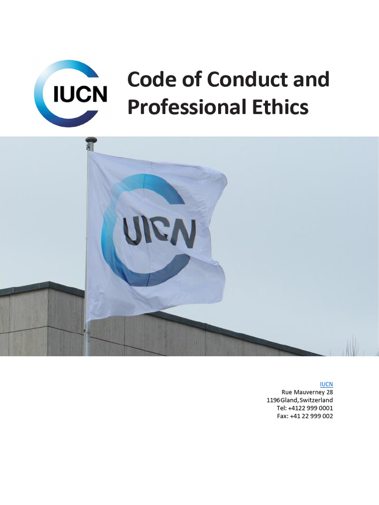 Code of Conduct and Professional Ethics | PDF | Harassment | Conflict ...