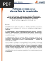Melhores práticas para oalmoxarifado de manutenção.