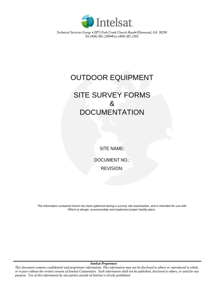 Template - Survey Report - v2 | PDF | Surveying | Building