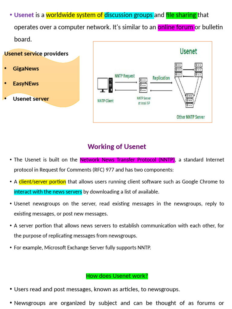 Understanding Usenet and Telnet Basics | PDF | Voice Over Ip | Secure Shell