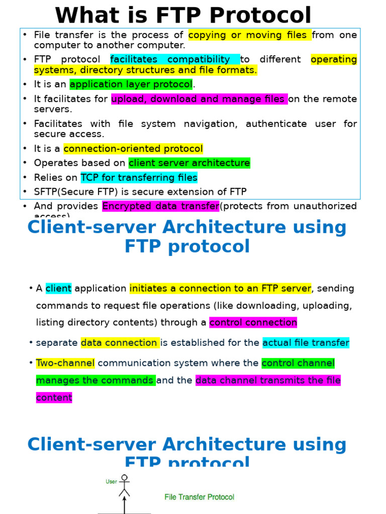 Ftp | PDF | File Transfer Protocol | Client–Server Model