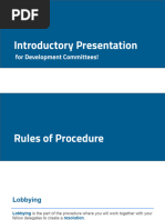 THIMUN Procedure Guide for BMUN | PDF | Committee | Meetings