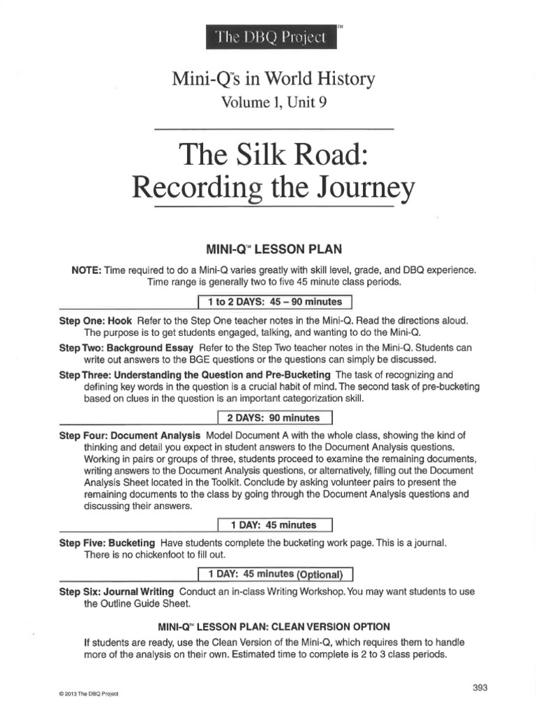 Unit 09 Silk Roads | PDF