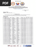 t23t Rca) Bureau Order Clo-2021-024 (October) | PDF