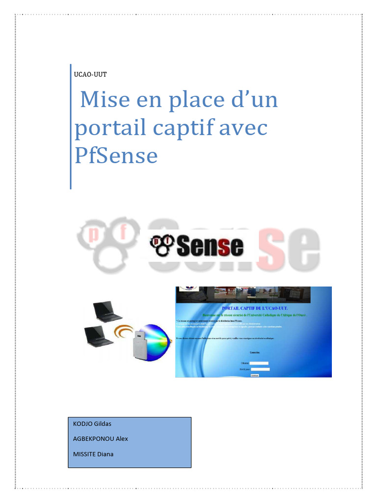 Mise en place d'un portail captif avec pfSense | PDF | Système de noms ...