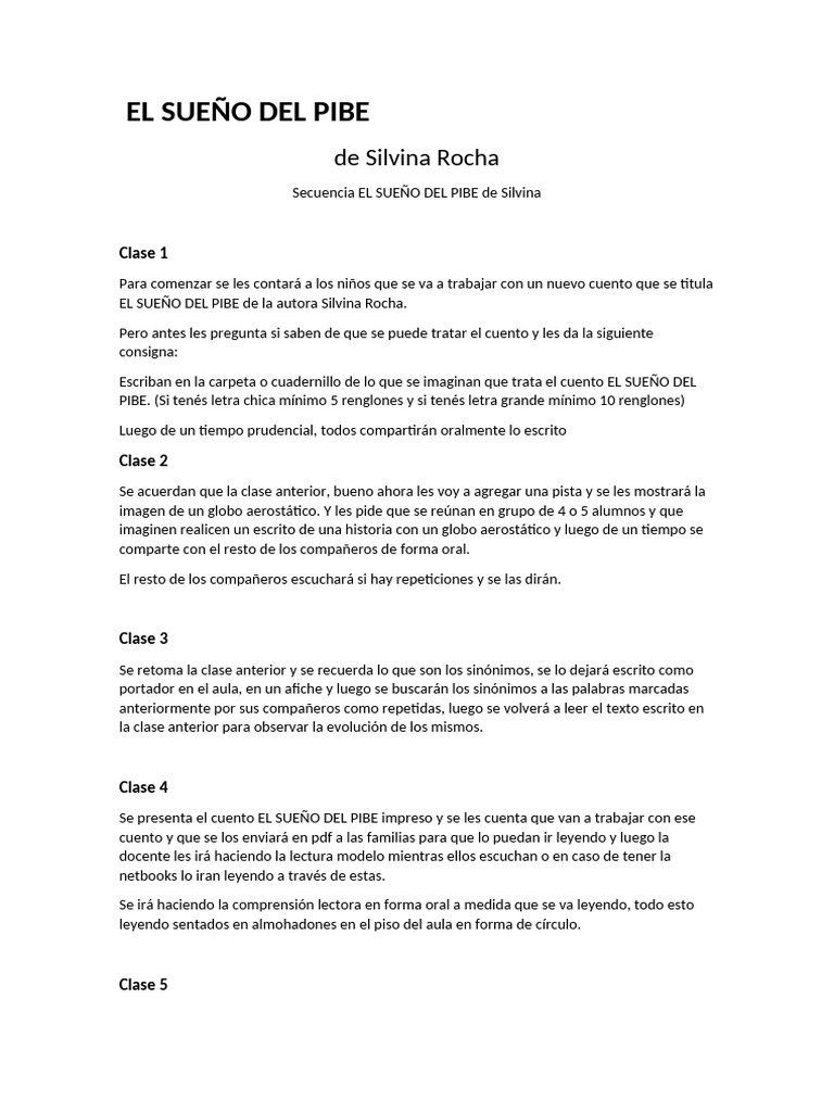 Actividades sobre 
