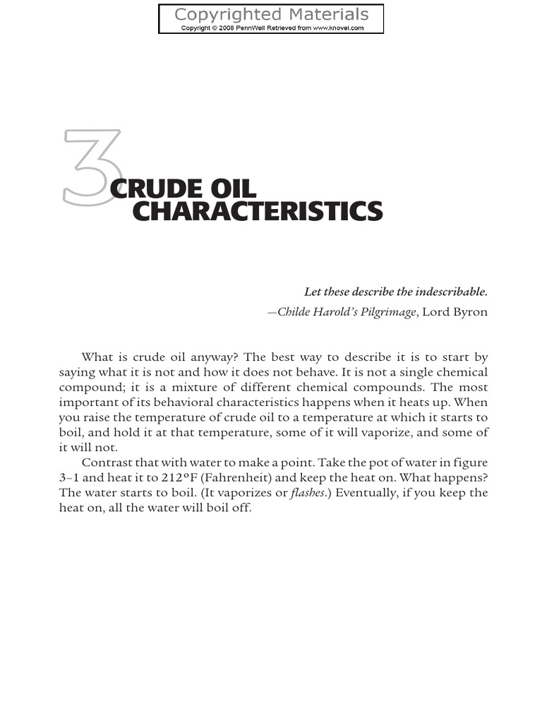 Crude Oil | PDF | Petroleum | Kerosene