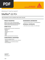 Sikaflex®-1c SL Data Sheet | PDF | Concrete | Paint