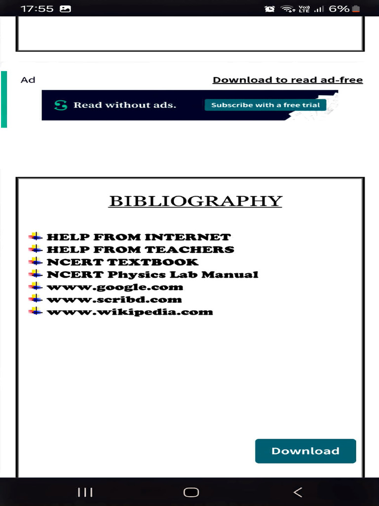 Physics Project Class 12 Refraction School Project | PDF
